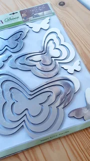 Silver Butterflies Room Decor Embellishment Art Stickers. New