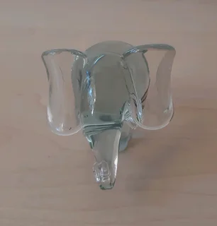 Ngwenya Glass Elephant Family of 4.