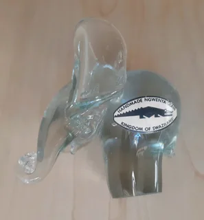 Ngwenya Glass Elephant Family of 4.