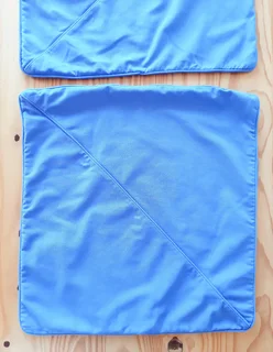 Cornflower Blue Cushion Covers. Set of 2