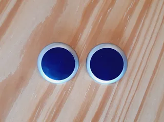 Navy and Silver Buttons. New