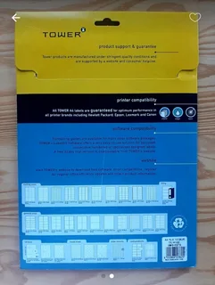 Tower Inkjet-laser Labels. New