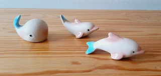 Whale &amp; Dolphin Figurines.