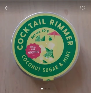 Cocktail Rimmer Coconut Sugar & Mint. NEW