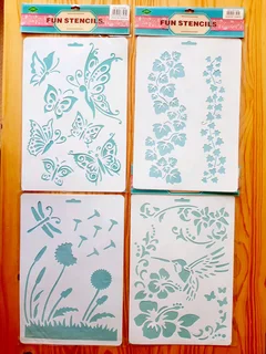 Fun Stencils. Set of 4.