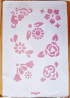 Stencils. Set of 4.