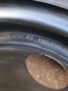 Kia picanto 14&#34; biscuit sparewheel