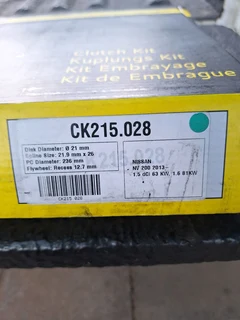 Nissan np200 DCI clutch kit