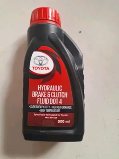 Toyota antifreeze n brake fluid