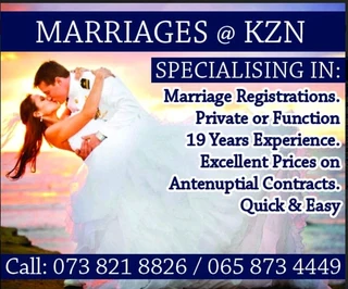 Legal Marriage Registrations