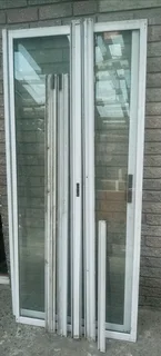 White aluminium sliding door for sale