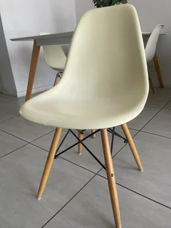 Couch and Dinner table set