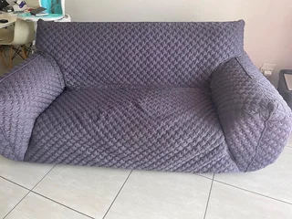 Couch and Dinner table set