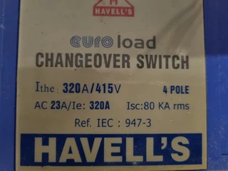 Generator Changeover switch