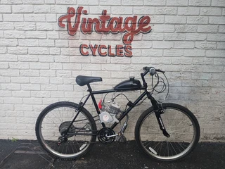 Motorised Black Rocket fitted 80cc 2 stroke engine on 26er Mtb - R4999