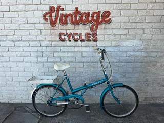Imported Pre-Owned 1970s Vintage Raleigh Twenty Foldup Bicycle 3 Speed - R3999