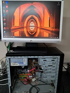 Full computer with monitor, keyboard and mouse