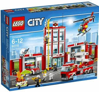 Lego – City – 60110 - Fire Station (Retired Set)
