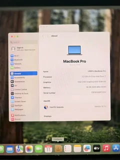 Macbook Pro 2018 | 15inch | CORE I7 | 16GB Ram | 256GB SSD | SPACE GRAY|