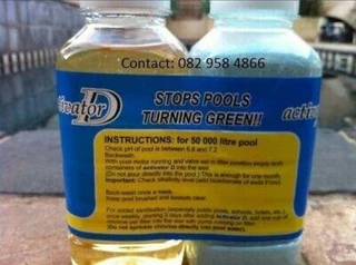 ActivatorD once-a-month pool cleaner