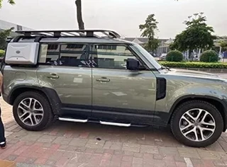 Land Rover Defender OEM Side steps (Black)