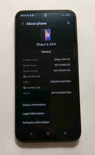 Samsung Galaxy A54 5G – 256GB / 8GB RAM – R2900