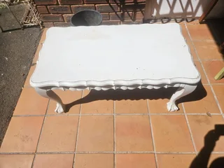 Vintage imbuia wood coffee table