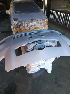 Mobile panel beater spray painter