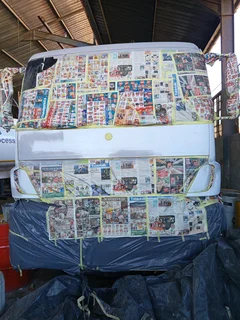 Mobile panel beater spray painter