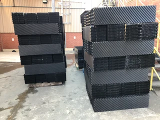 Cooling Tower wet deck fill , eliminators, louvres