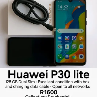 Huawei P30 Lite – 128GB Dual Sim – Excellent Condition