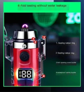 Waterproof Dual Arc USB rechargeable LED Lighter &amp; Torch (Perfect for Outdoors and Loadshedding)