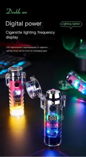 Waterproof Dual Arc USB rechargeable LED Lighter &amp; Torch (Perfect for Outdoors and Loadshedding)