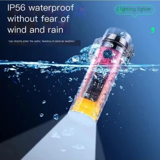 Waterproof Dual Arc USB rechargeable LED Lighter &amp; Torch (Perfect for Outdoors and Loadshedding)
