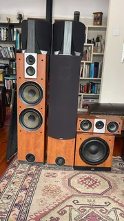 Jamo 5.1 home theatre sound system ( Floor-standers, Subwoofer, Centre &amp; Surround speakers )