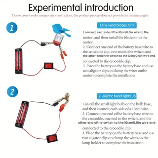 Kids School Electric Circuit Kit for Experiments - Projects - Learn Electrical 4 Pack