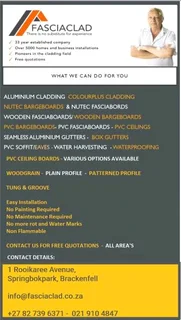 Fasciaboard-Bargeboard repair & install