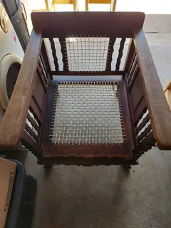 Antique Imbuia ball and claw lounge suite