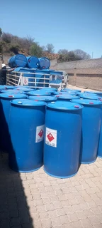 250L blue plastic drums