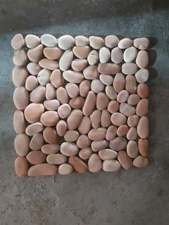 Pebble stone tiles