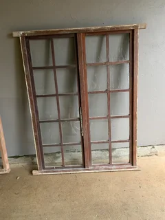 Wooden windows 2x, Cottage style.