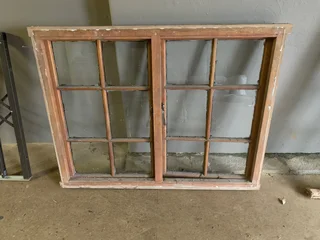 Wooden windows 2x, Cottage style.