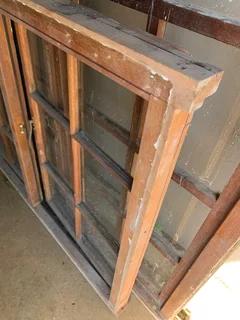 Wooden windows 2x, Cottage style.