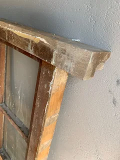 Wooden windows 2x, Cottage style.