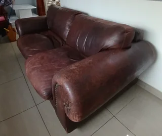 Coricraft Leather Couch