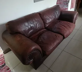 Coricraft Leather Couch