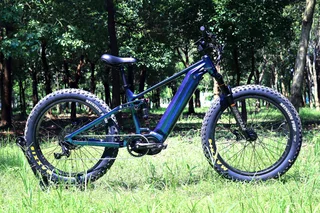 Electric Full Suspension Ultra 1000 Torque Sensor Mid Drive Electric Fat Bike
