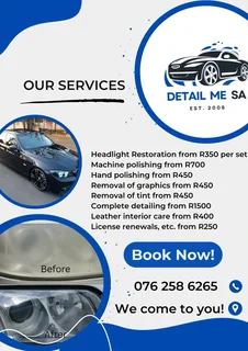 Car Detailing Services by Detail Me SA (Pty) Ltd