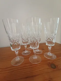 Vintage Champagne Flutes