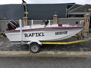 Cathedral hull with 50Hp Mercury